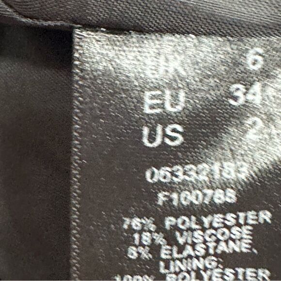 asos size 2 Black Lined Midi Skirt NEW with tags - Picture 12 of 14